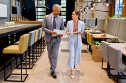 Business dialog restaurant – GLKB