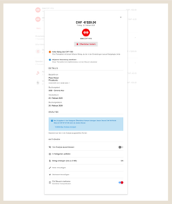 Finanzassistent Analyse Steuern mit Übersicht möglicher steuerlich abziehbarer Transaktionen.