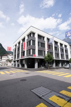 Aufnahme des GLKB-Hauptsitzes in Glarus